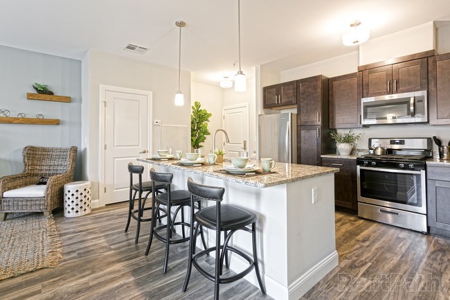 866 sq ft 1 BR kitchen - Canal Crossing at Whitneyville West