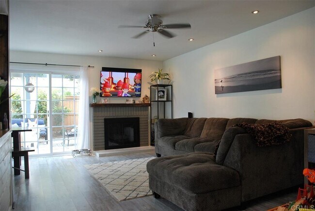 Living area with gas fireplace - 2994 Brandon Cir