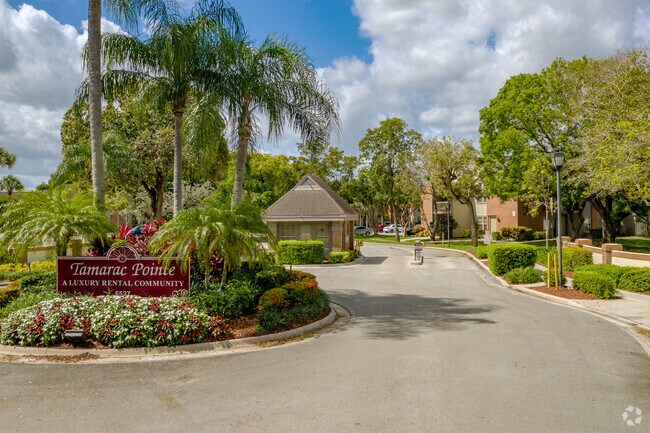 Tamarac Pointe is a luxury apartment complex in the Burnham Woods neighborhood.