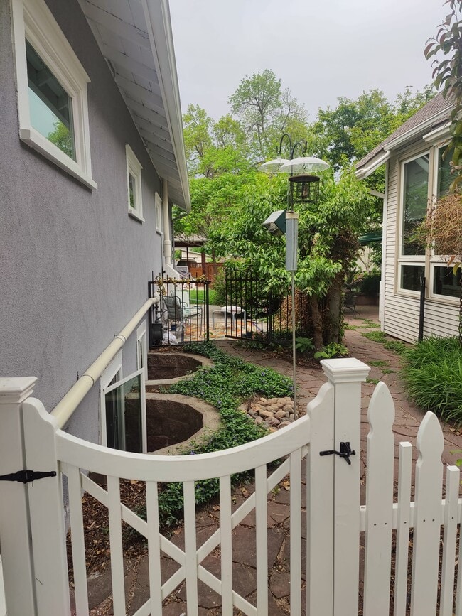 side yard - 827 Mathews St