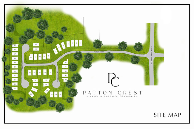 Mapa del complejo - Patton Crest