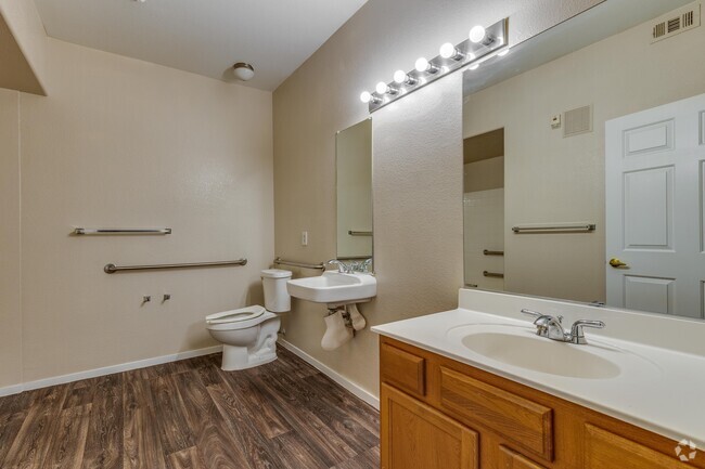 2 BR, 2 BA (Plano B del piso) - 1249 SF - Aspen Peak