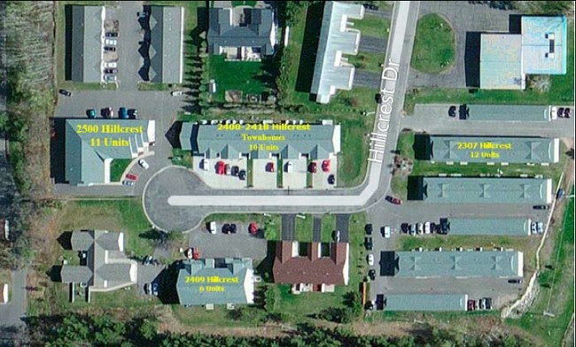 Aerial Photo - 2400-2418 Hillcrest Dr