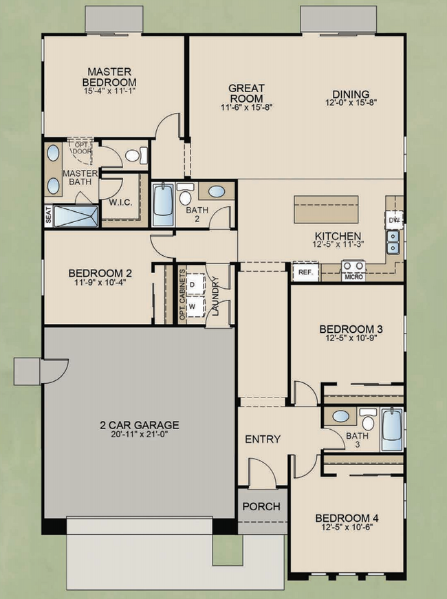 floor plan (mirrored) - 710 Marybelle Dr