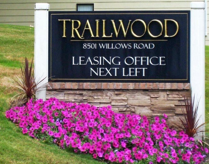 Trailwood Signage - Trailwood Apartment Homes