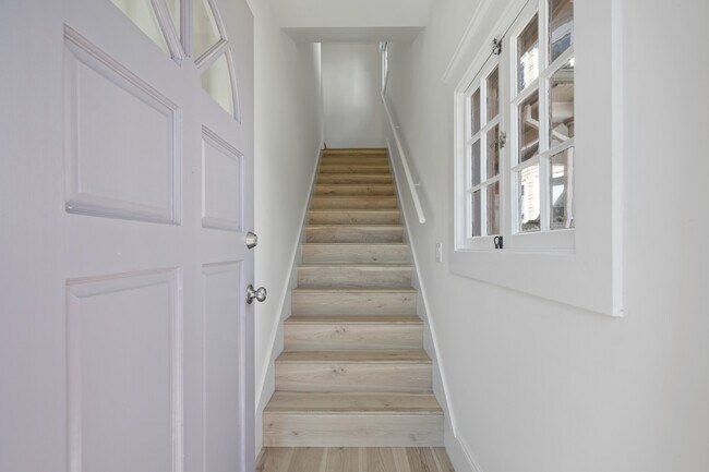 Stairs to top unit - 4119 Howe St