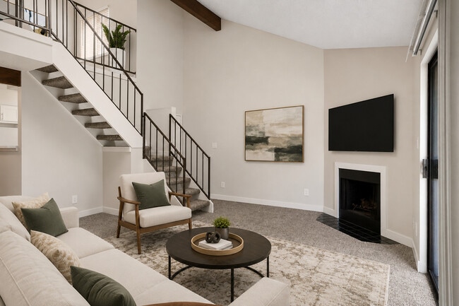 The Living Room at Hilltop View Apartments - Hilltop View Apartments