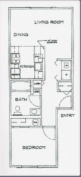 1BR/1BA - Evergreen Ridge Apartments