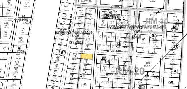 Plat Map - 401 Hibiscus Ave