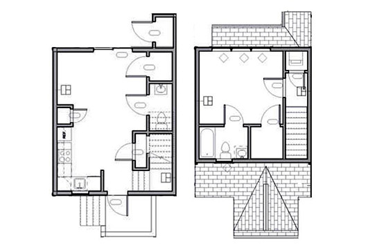 1 BEDROOM - Fisterra Garden Townhomes