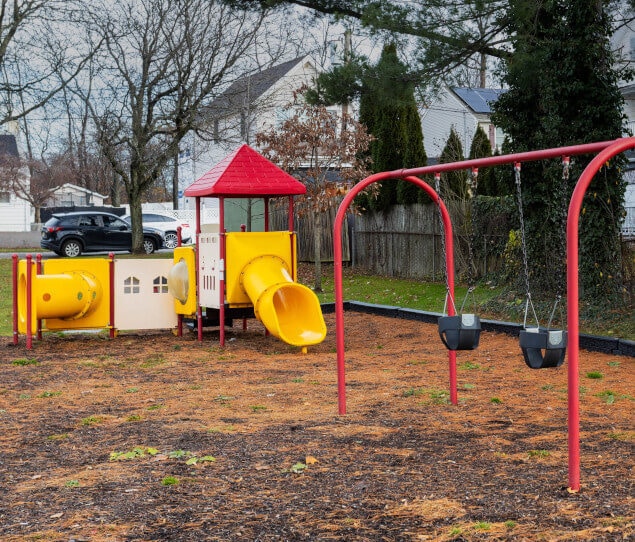 Clinton Avenue Park in Keasbey is one of the many great playgrounds in the area.