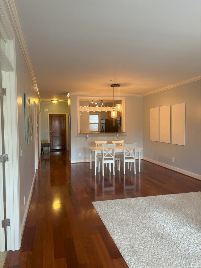 dining room and kitchen taken from living room - 301 Criddle St
