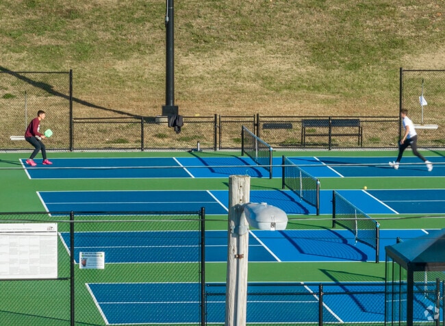 Challenge a friend to a game of pickleball at Jerry Mundy Park in Mt. Juliet.