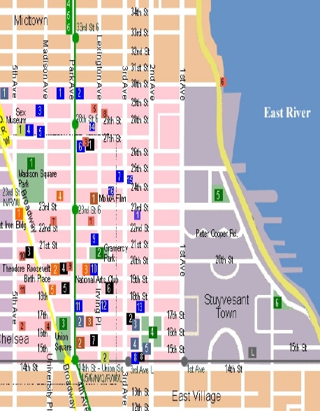 Area Map - 126 Lexington Avenue