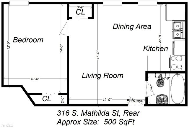 Building Photo - 1 br, 1 bath  - 316 S Mathilda St 2, 9