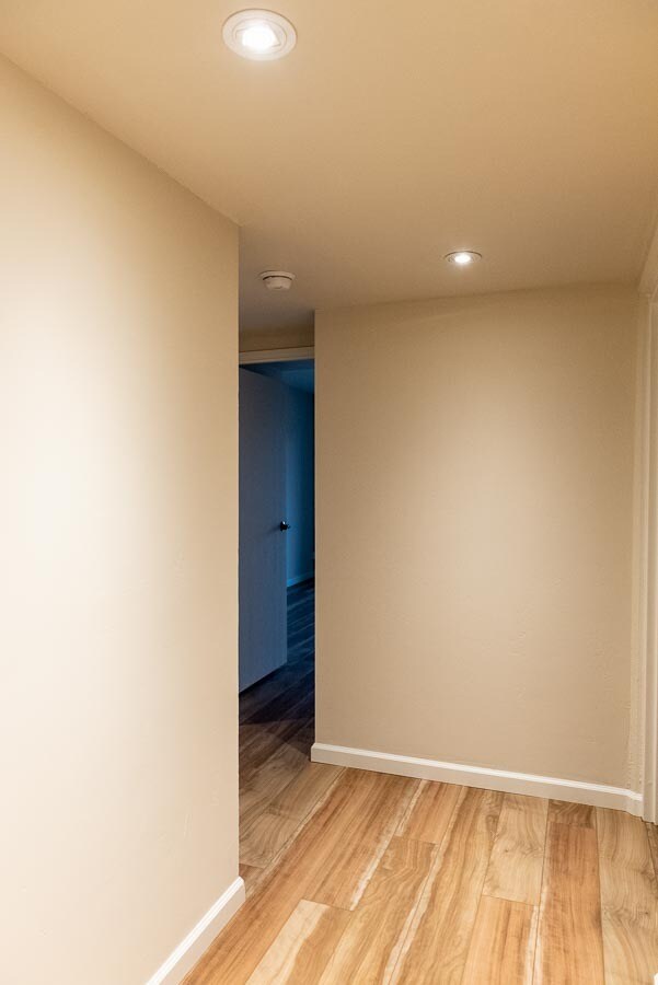 View of entry hall from doorway and a great place to showcase art - 500 N St