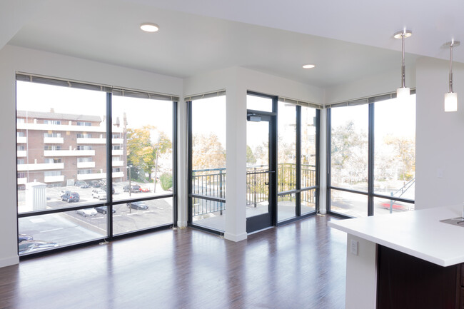 Living Area - Ash Street Apartments