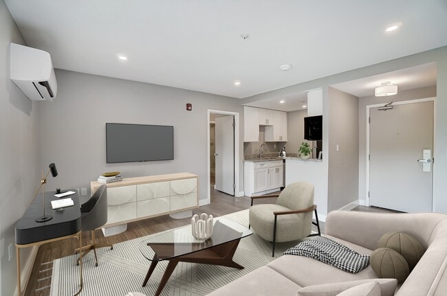 Living Area/Kitchen - High Pointe Apartments