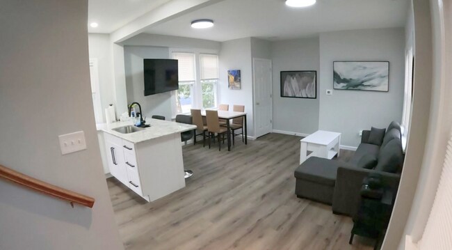 View from the entryway - 615 W Clements Bridge Rd