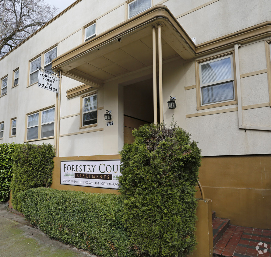 Entrance - Forestry Court Apartments