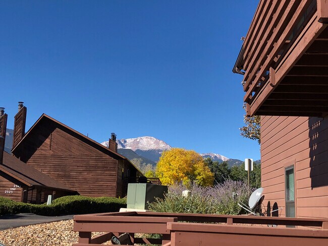 View of Pikes Peak from front deck - 2270 Stepping Stones Way