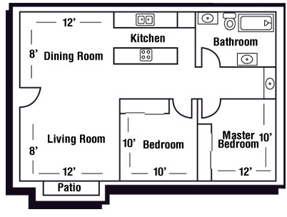 2BR/1BA - Indigo Villas