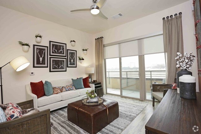 2BR,2BA - 1095SF - LIVING ROOM - The Lofts at Palisades Apartments