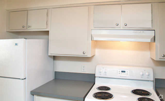 Kitchen of One Bedroom - Lions Court Apartments