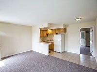 Living Room/Kitchen - 201 E Hegeler Ln