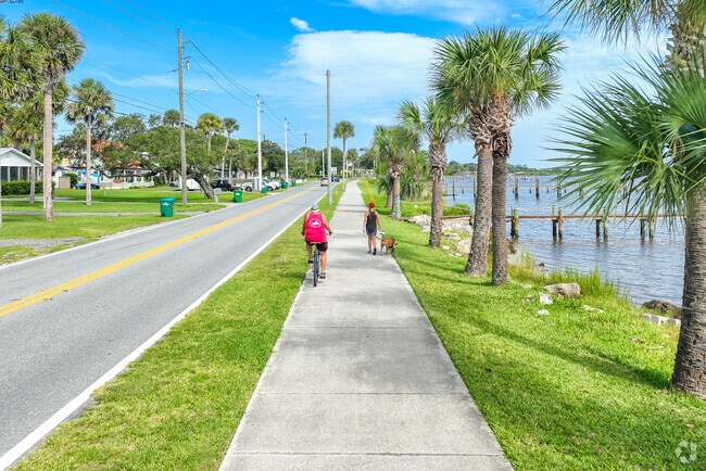 The Halifax River, in Holly Hill, offers residents scenic jogging and bike riding.