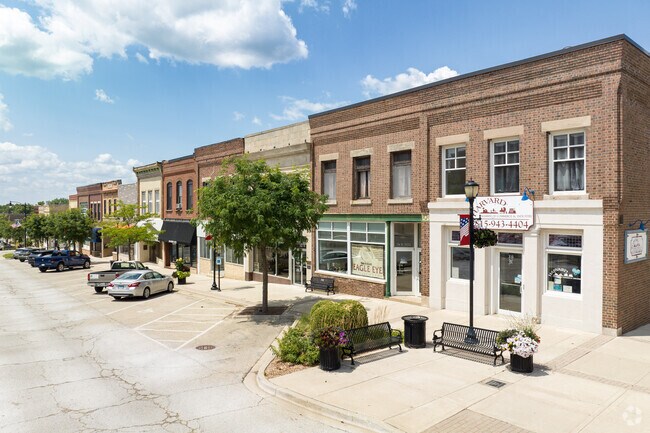 Harvard, Illinois was established in 1856, and most buildings still have their charm.