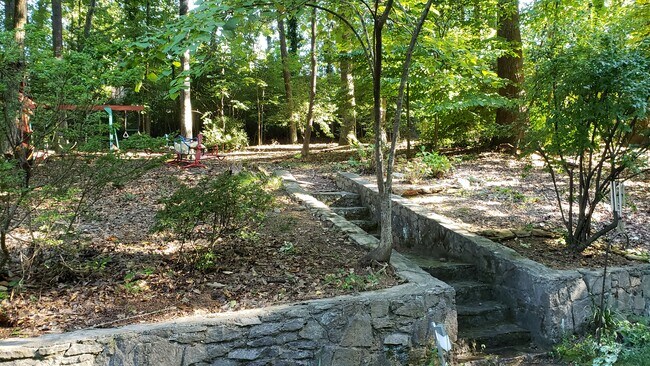 Wooded back yard - 3857 Land O Lakes Dr NE