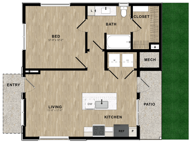 Plano de planta - parcHAUS at Paloma Creek