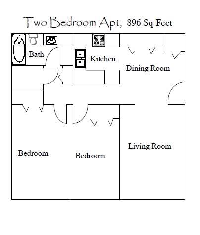 2BR/1BA - Village North Apartments