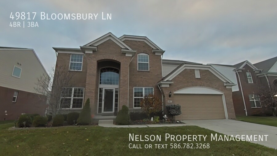 49817 Bloomsbury Ln, MI 48044 House Rental in MI