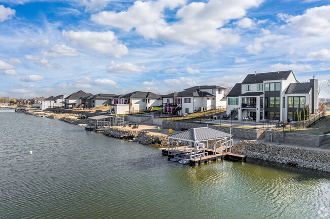 Many of the homes throughout Delano Township are located along the water.