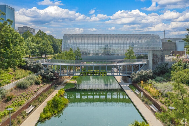Enjoy nature and the greenery of the Myriad Botanical Gardens.