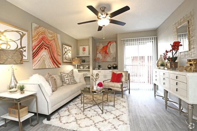 1BR,1BA - 491SF - OXFORD - LIVING AREA - Sutton Place