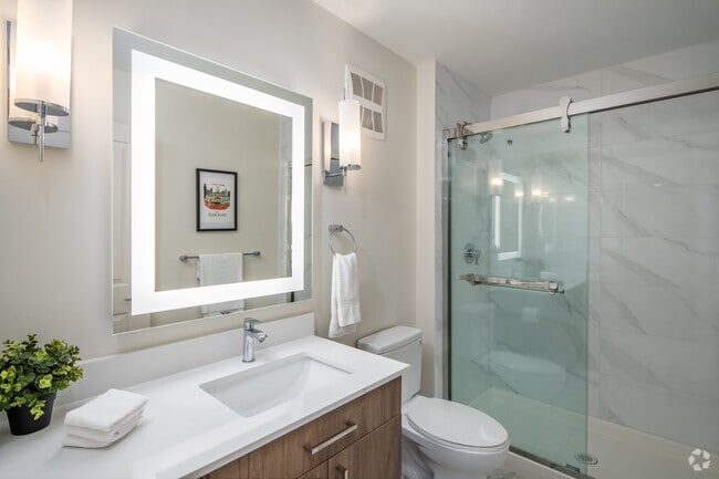 Dragonfly 2BR, 2BA - 1,127SF Bathroom - The Jade Residences at Waterfall Glen