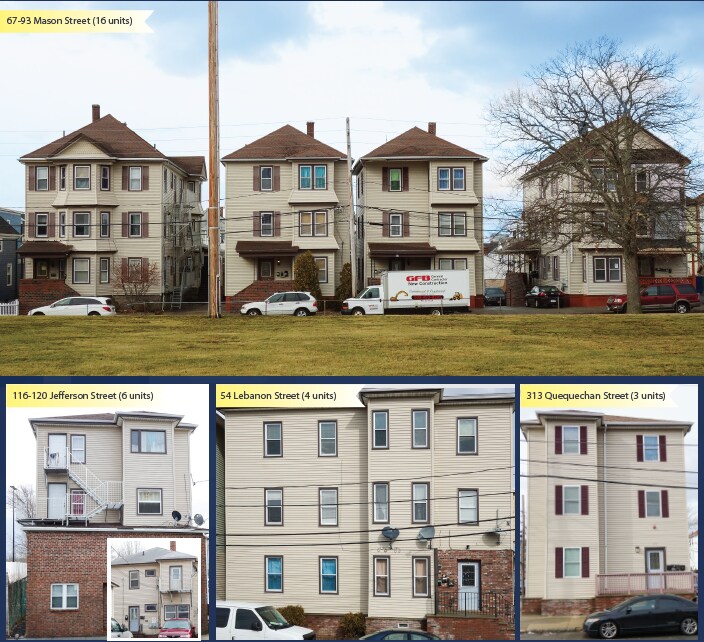 Eight Building Portfolio Apartments in Fall River, MA