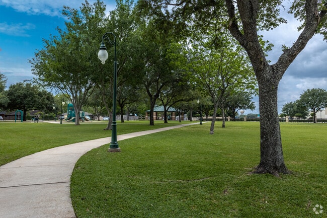 Vaccaro Manor Park has several long walking trails throughout it.