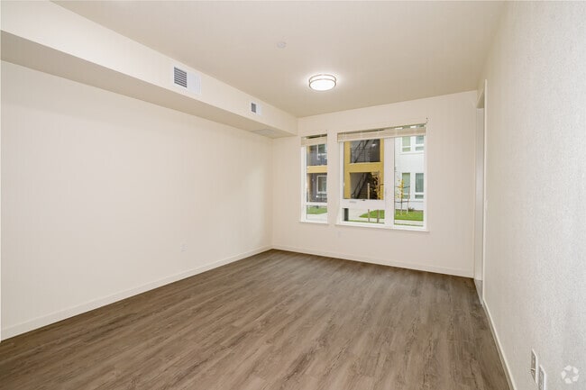 1BR, 1BA - 654SF - Living Room - The Lyla