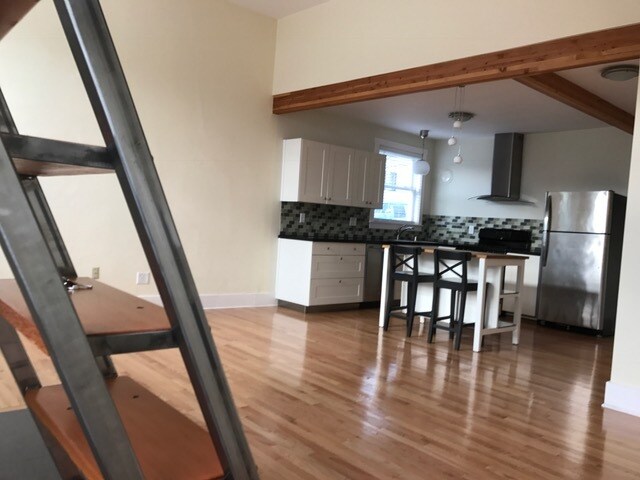 Loft stairs/kitchen - 1556 Northwest Ballard Way