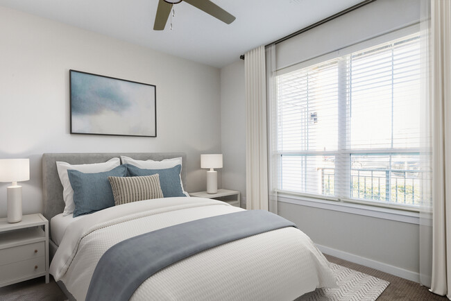 Coming Soon - New West Phase apartments - Finish Package III Bedroom with hard surface flooring (Representative photo) - Avalon Hunt Valley and Hunt Valley West