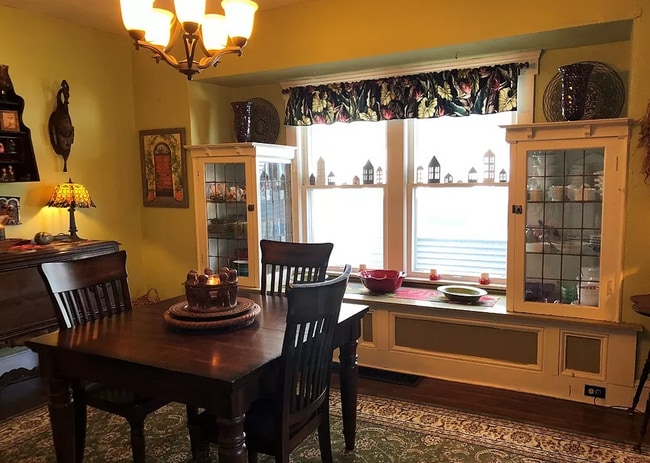 Dining room with built ins - 14617 Clifton Blvd