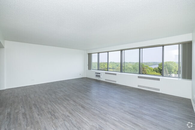 2BR, 2BA - 1,216SF - Living Room - 740 River Drive