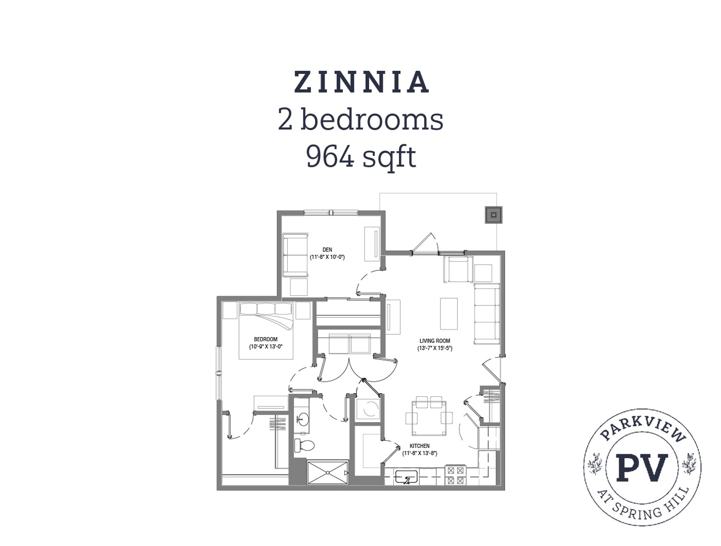 Parkview at Spring Hill Apartments – Zinnia