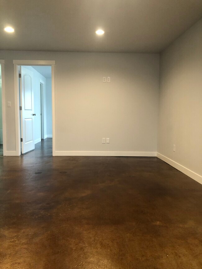 living room, polished concrete floors - 1511 S 50 W