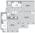 2 Bed 2 Bath-B5