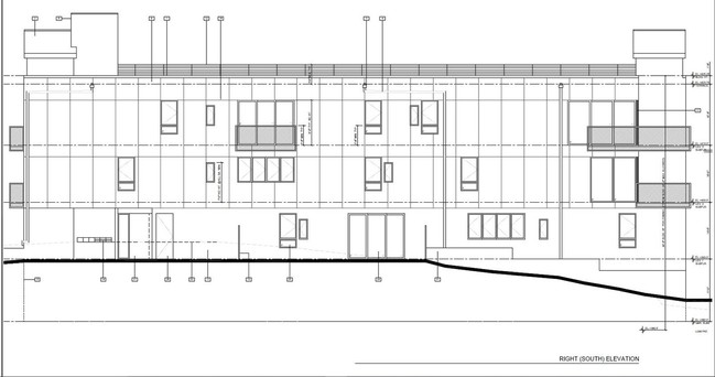 right (south) Elevation - 264 S Union Ave